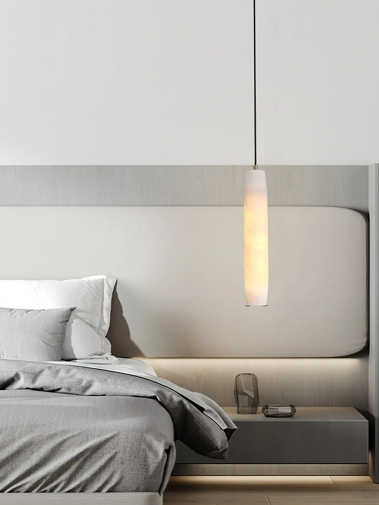 Alabaster Flute Pendant Light T1660
