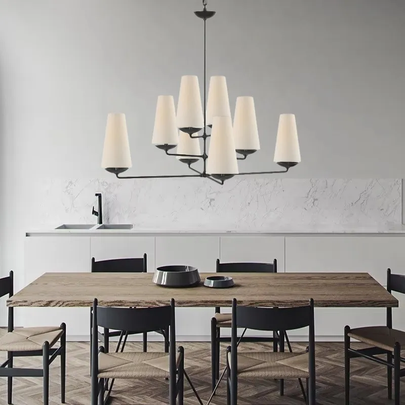 Luxe Vertical Pendant Light – Contemporary Design for Living Room T101