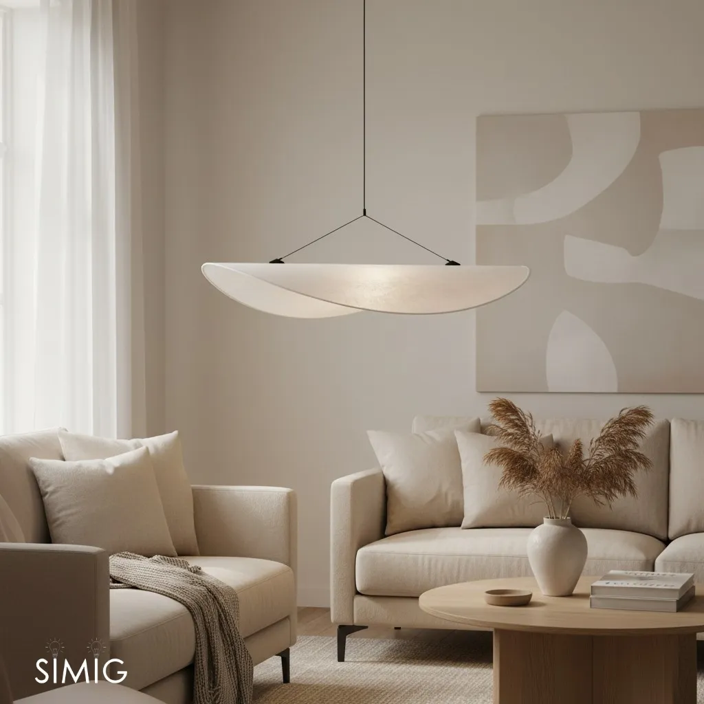 Tense Pendant Lamp - Contemporary Silk Design for Dining Area S51