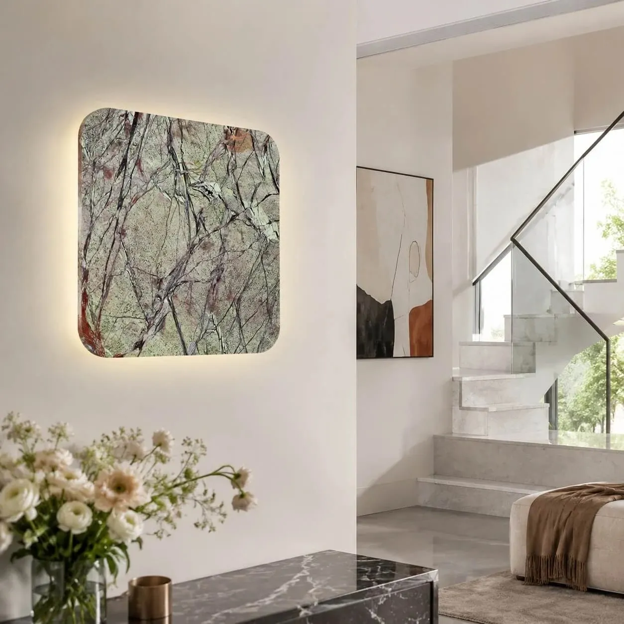 Rainforest Stone LED Wall Light