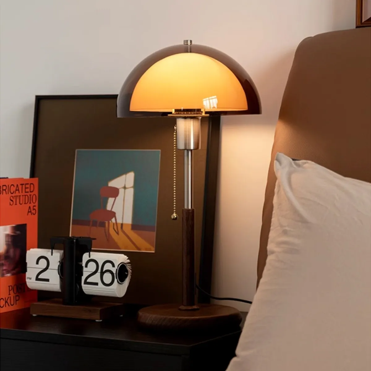 Afterglow Sunset Mushroom-Shaped Table Lamp - Acrylic Lamp for Bedroom S260
