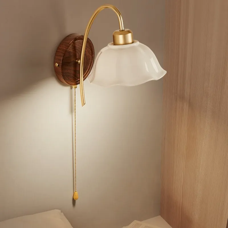 Wabi Sabi Style Ceramic Wall Lamp