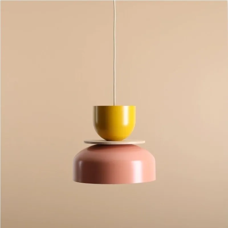 Modern Dual‑Shade Pendant Lamp With Scandinavian Style S227
