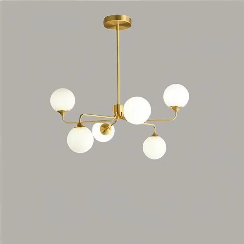 LUXURY Glass Ball Chandelier