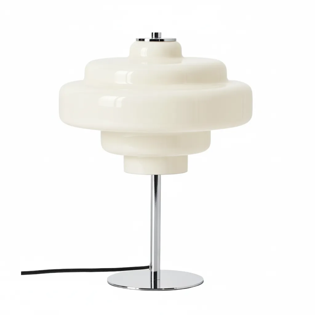 Koloro Multi-Layer Table Lamp - Vintage Glass and Metal for Living Room T276