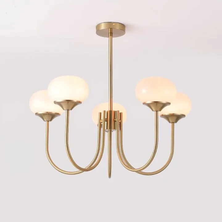 Bauhaus Glass Ball Marshmallow Chandelier S200
