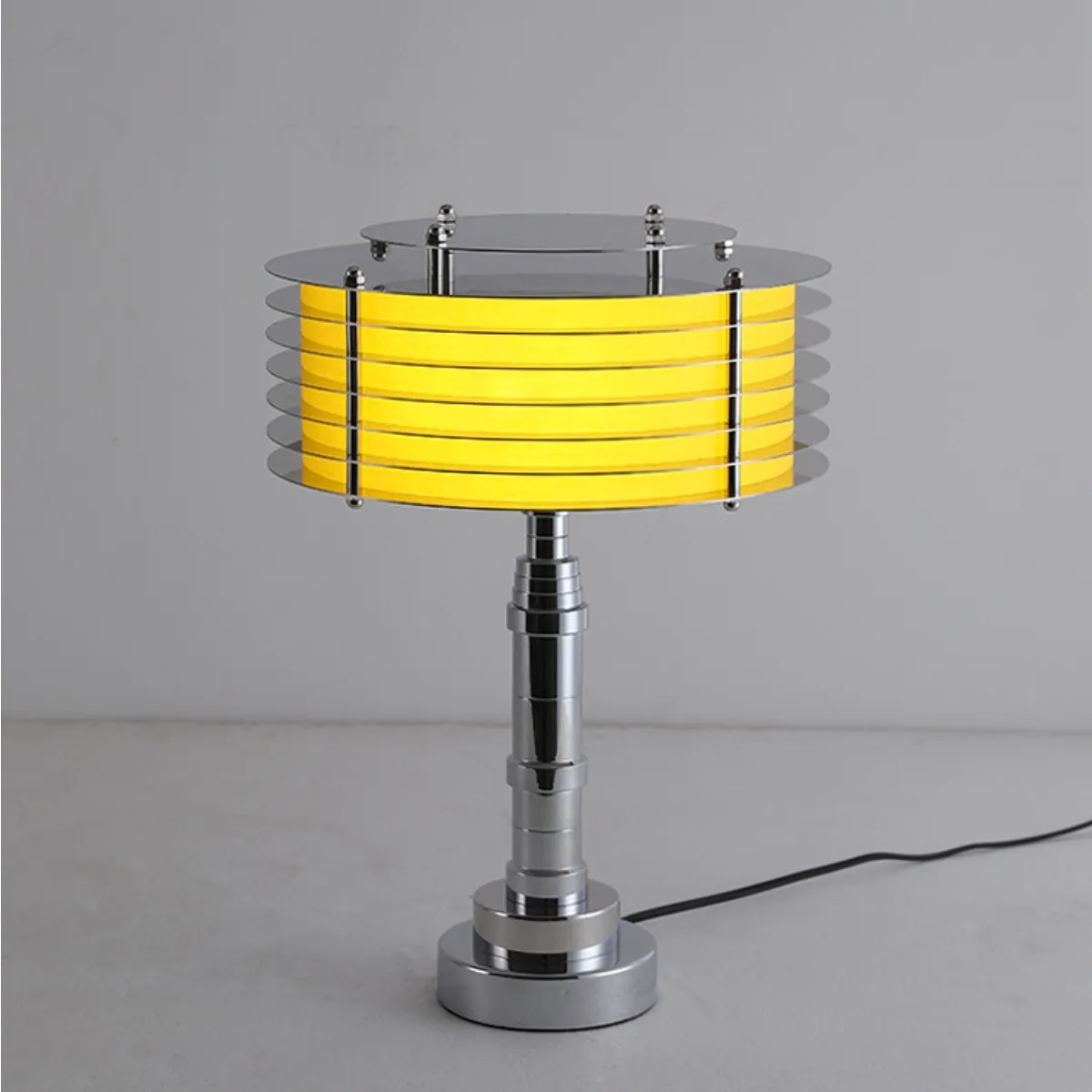 Modern Layered Lamps in Stainless Steel – Table & Floor Options S257