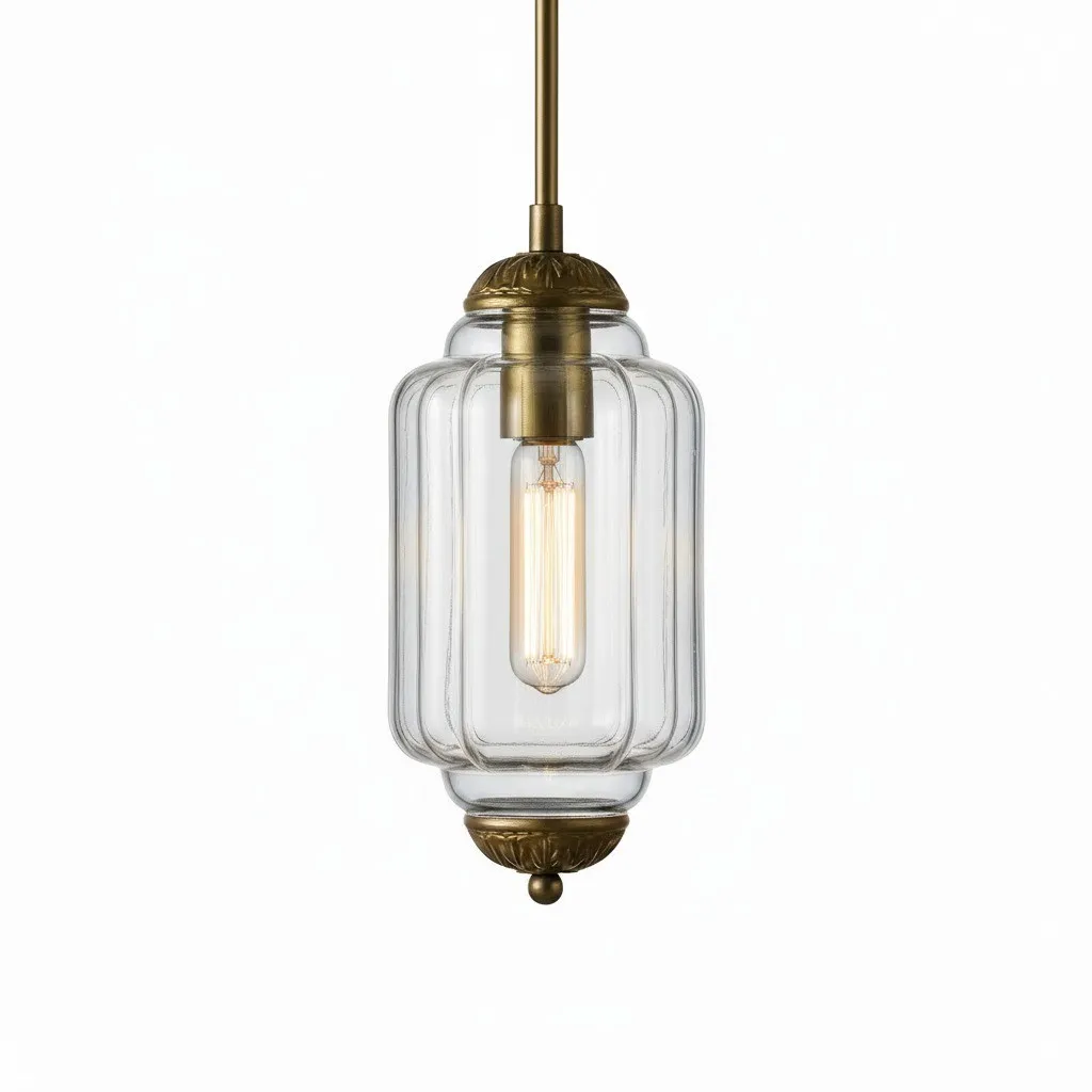 Eloise Elegant Glass Hanging Lamp - Retro Style for Breakfast Nooks T289