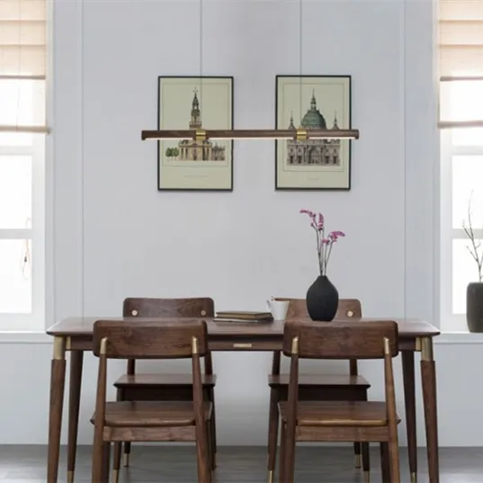 HOMER Round Case Wooden Pendant Light