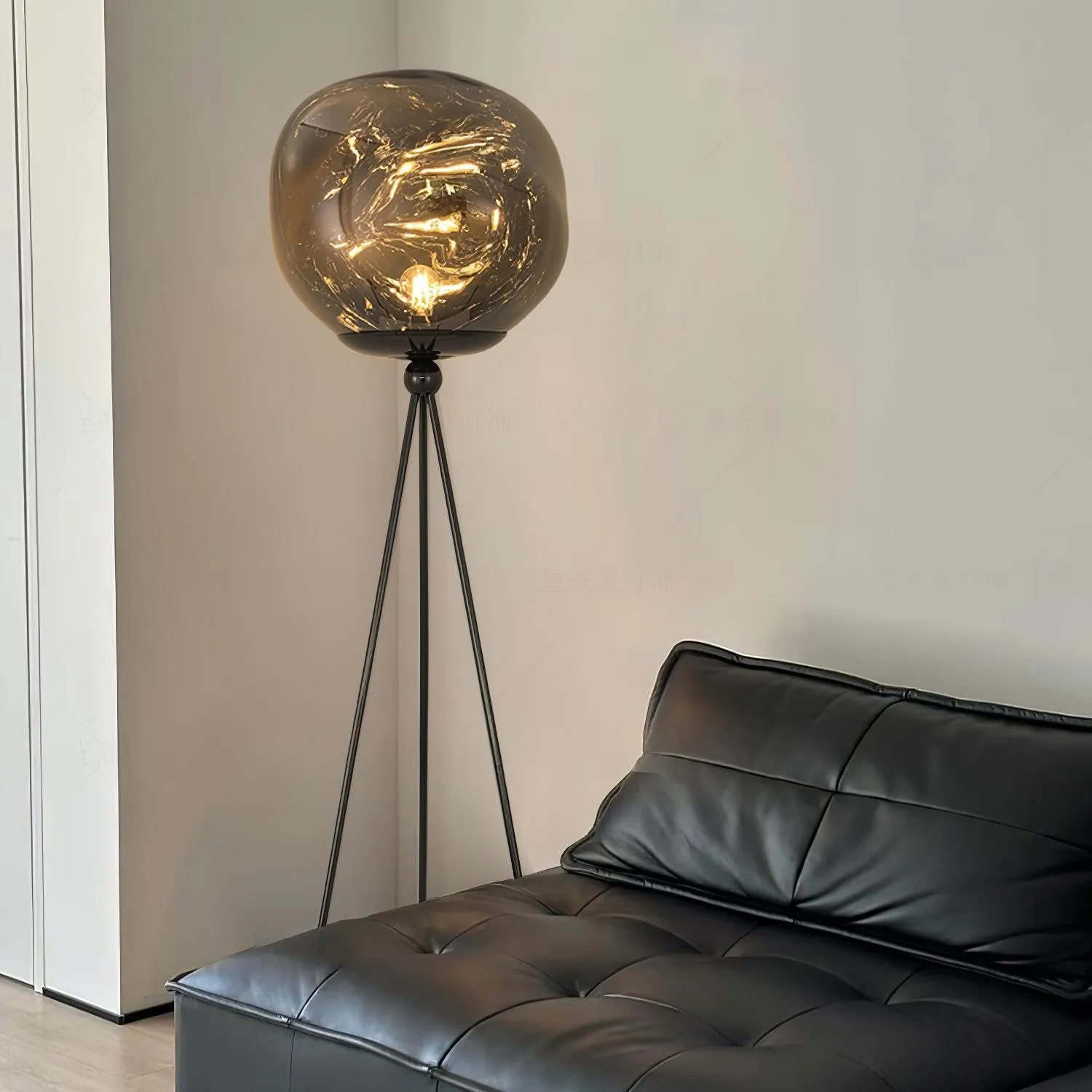 Tripod Irregular Lava Floor Lamp M216