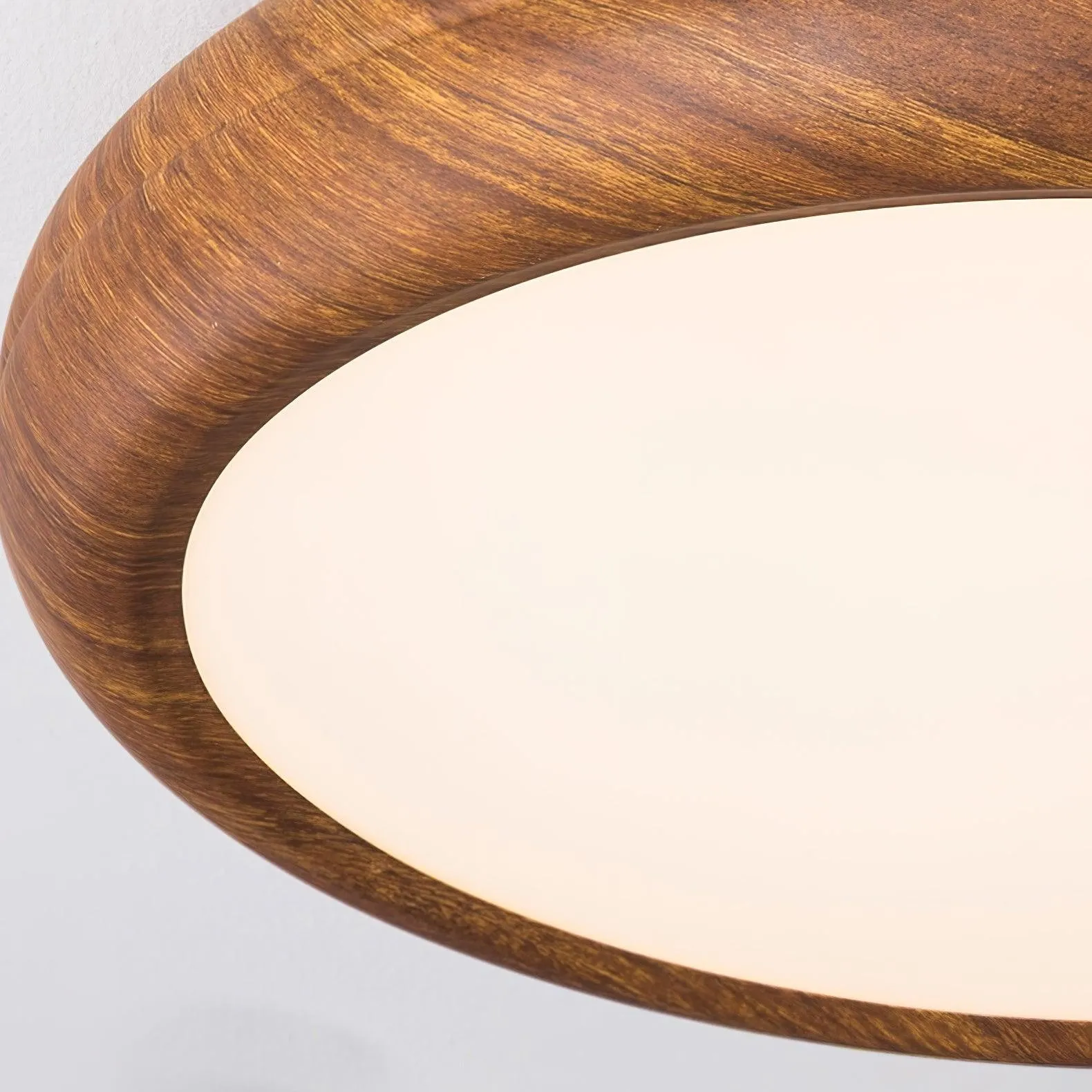 Wood Grain Round Ceiling Lamp M196