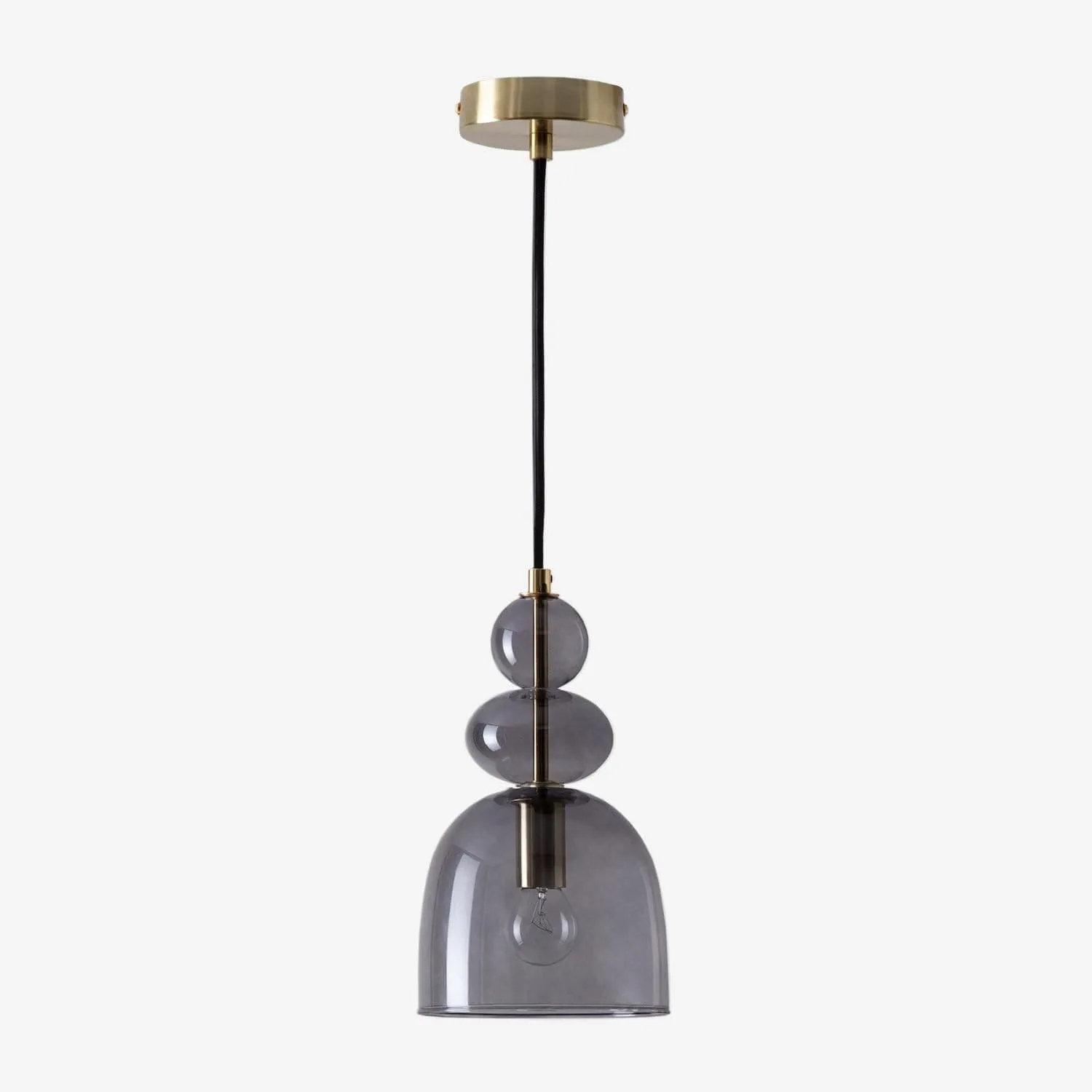 Contemporary Glass Lamp – Soft Glow for Modern Interiors S243