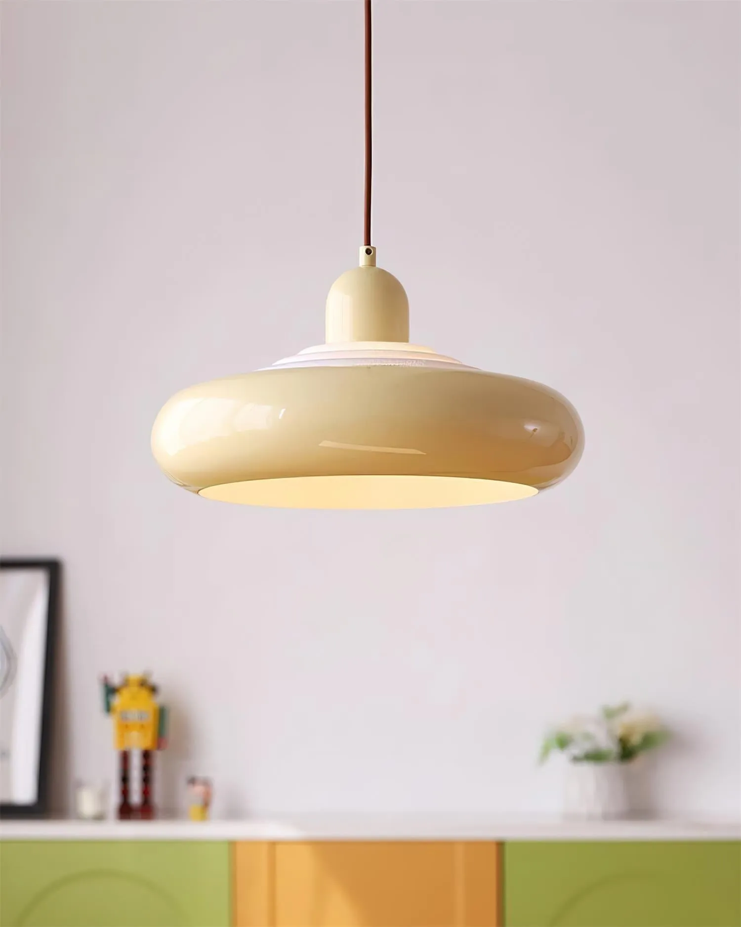 Modern Bauhaus Macaron Bowl Shade Pendant Lamp M211
