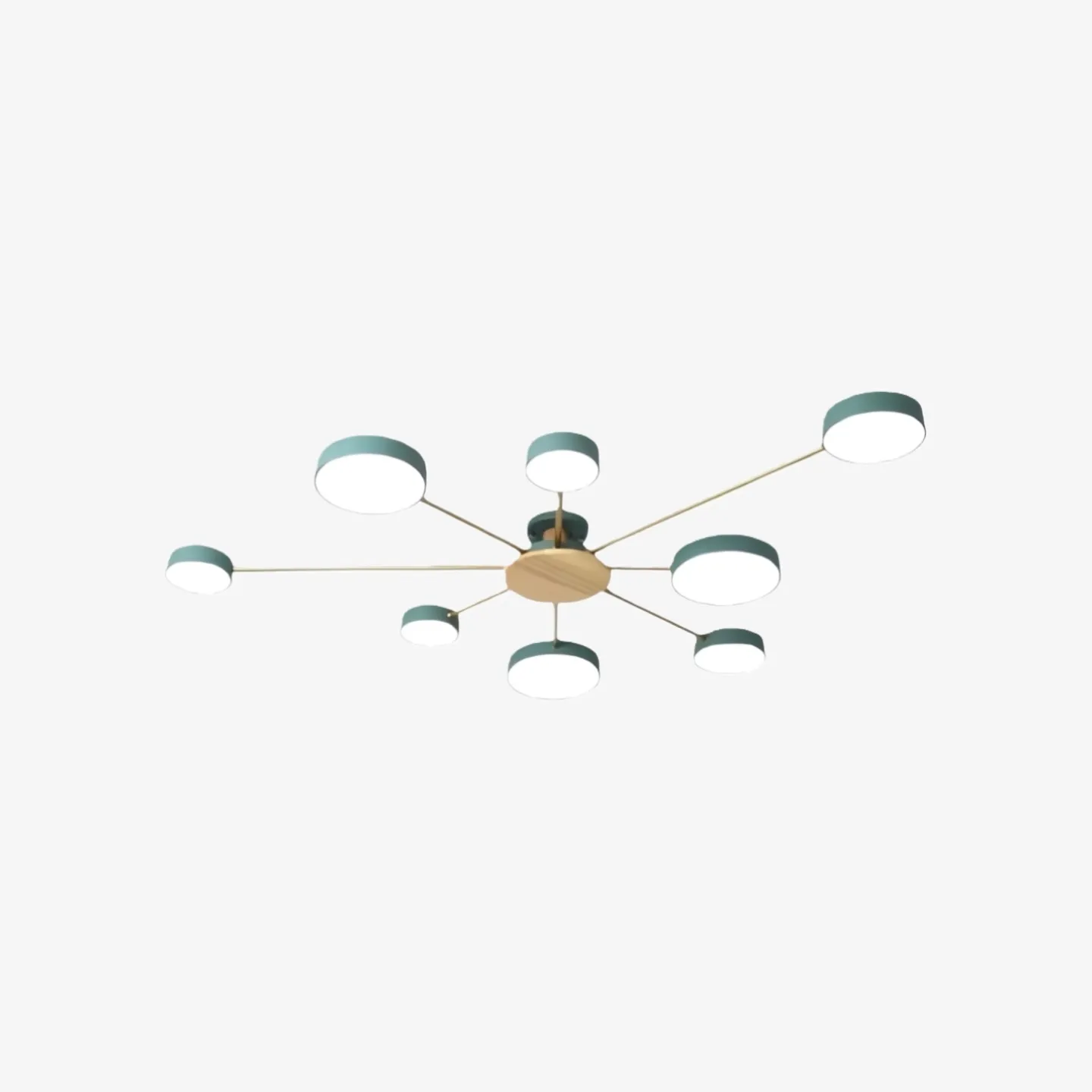 Stylish Wood-Branch Ceiling Lamp - LED Light for Dining Room and Living Room S378