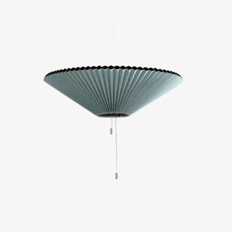 Méduse Pendant Light - Light Blue Papery Design for Modern Interiors