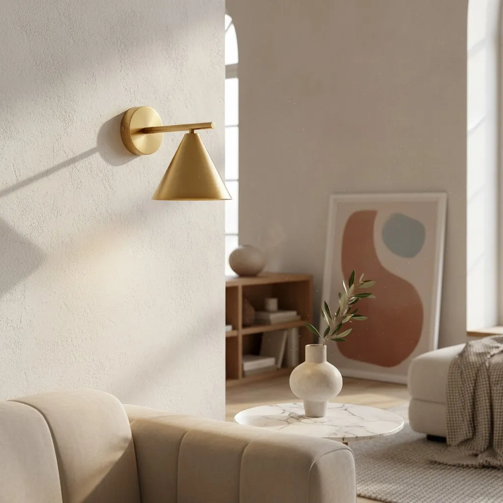 Oricone Modern Adjustable Arm Wall Light - Minimalist Metal Design for Home Interiors T953