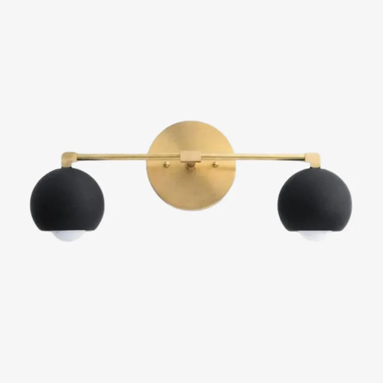 Metio Dome Decorative Vanity Light - Classic Orb Shade Bathroom Wall Lamp T324