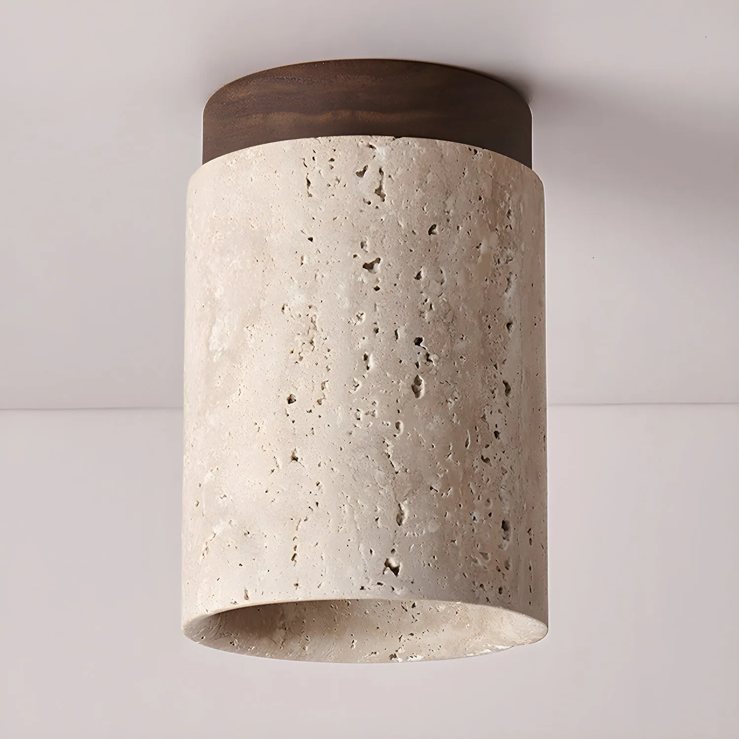 Marble Travertine Column Ceiling Lamp M405