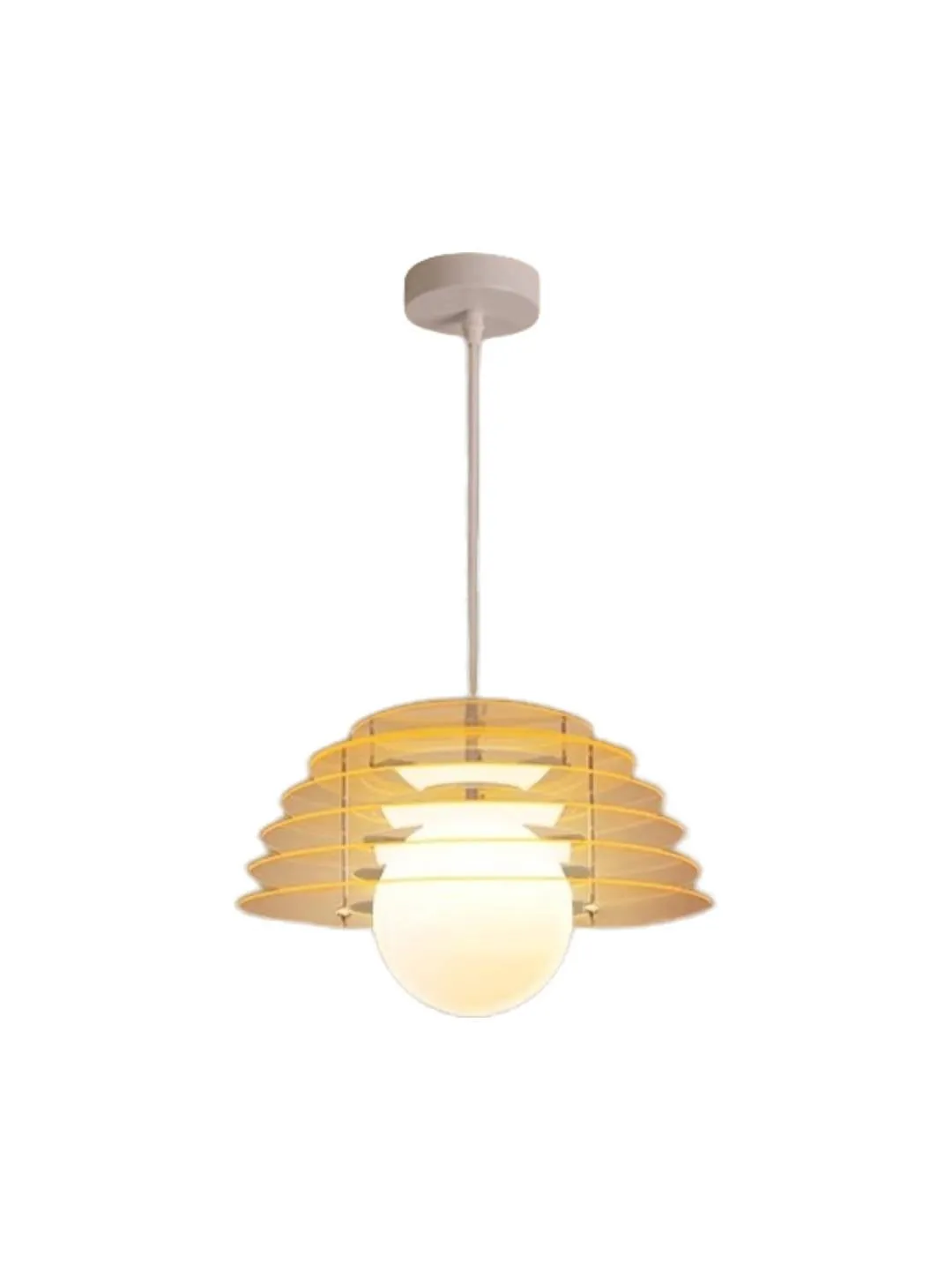 Sunrise Pendant Light – Ambient Pendant With Bauhaus Memphis Geometry G105