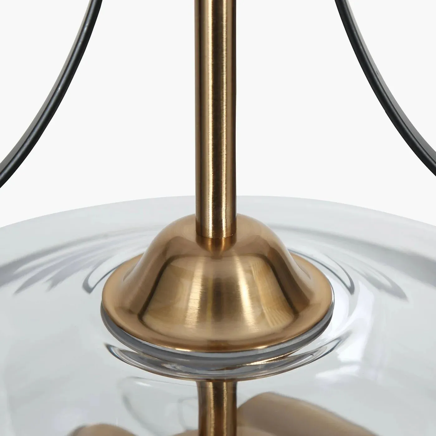 Lirra Bowl Shaped Glass Pendant - Modern Lighting for Dining Room T776