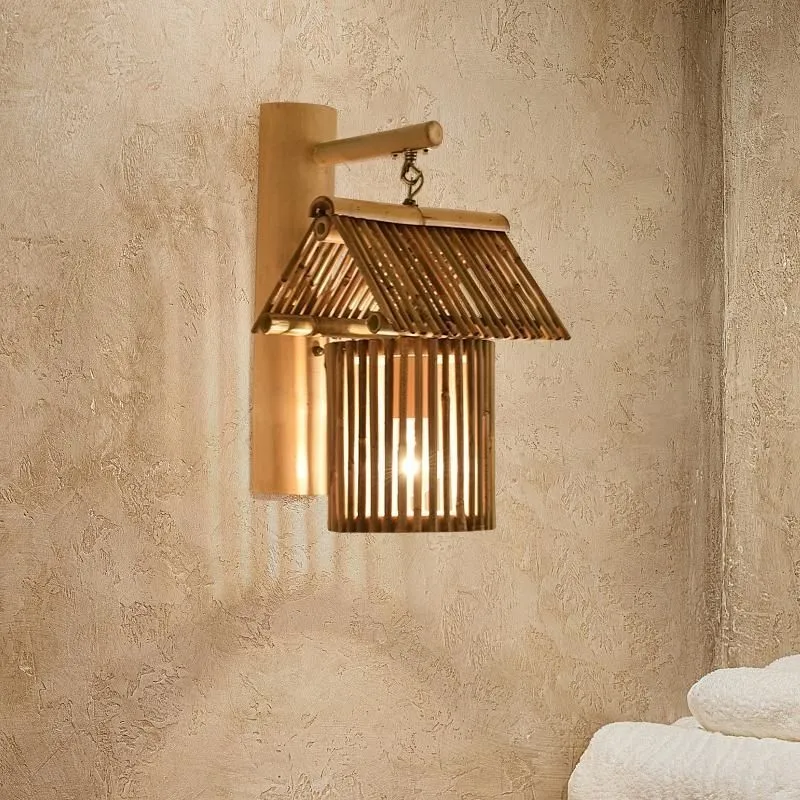 Art Bamboo Wall Lamp