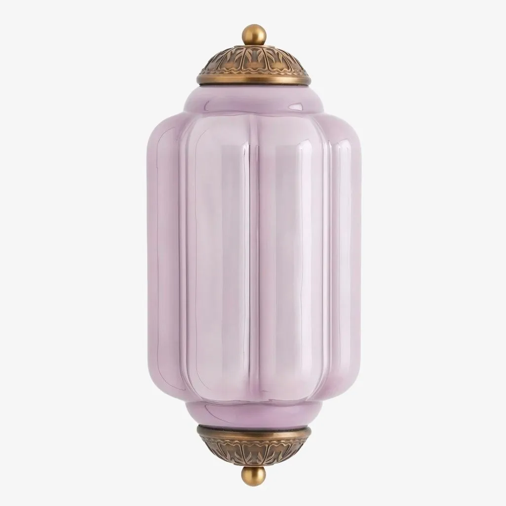 Eloise Elegant Glass Wall Sconce - Vintage Lighting for Bedroom T290