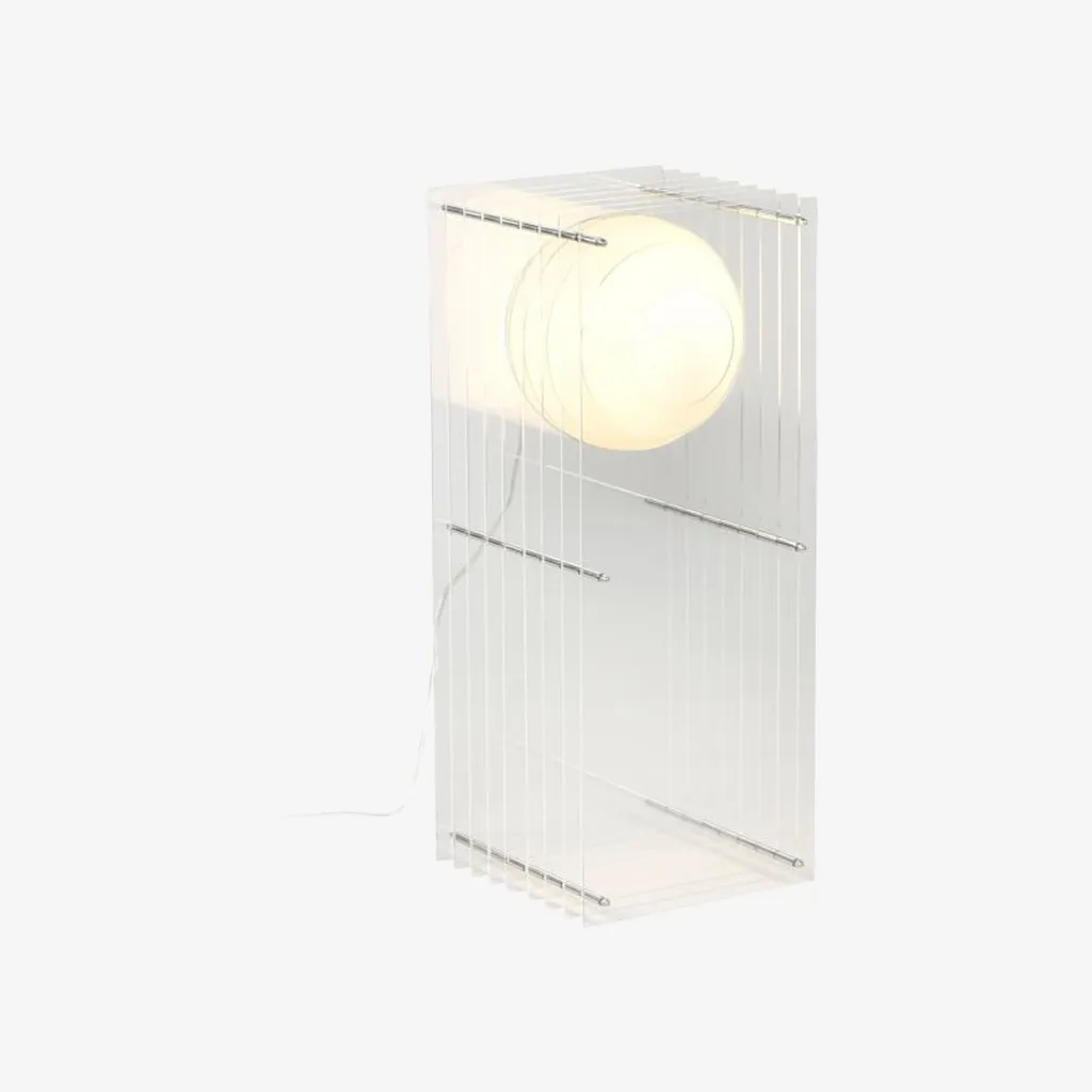 Geometric Layering Cuboid Lamp – Modern Acrylic Sunset Ambient Table Lamp S372