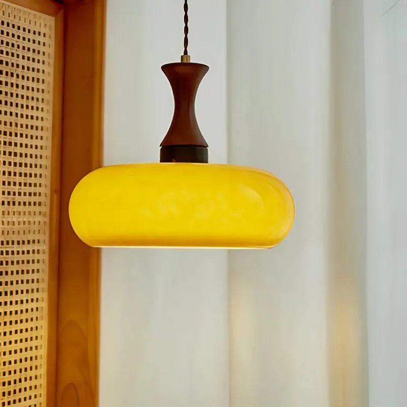 Retro Bauhaus Glass Pendant Light S86