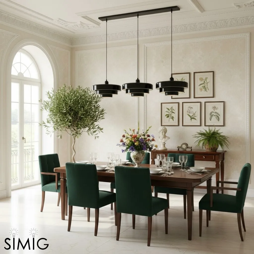 Triple Layer Disc Macaron Cake Pendant Lamp S103