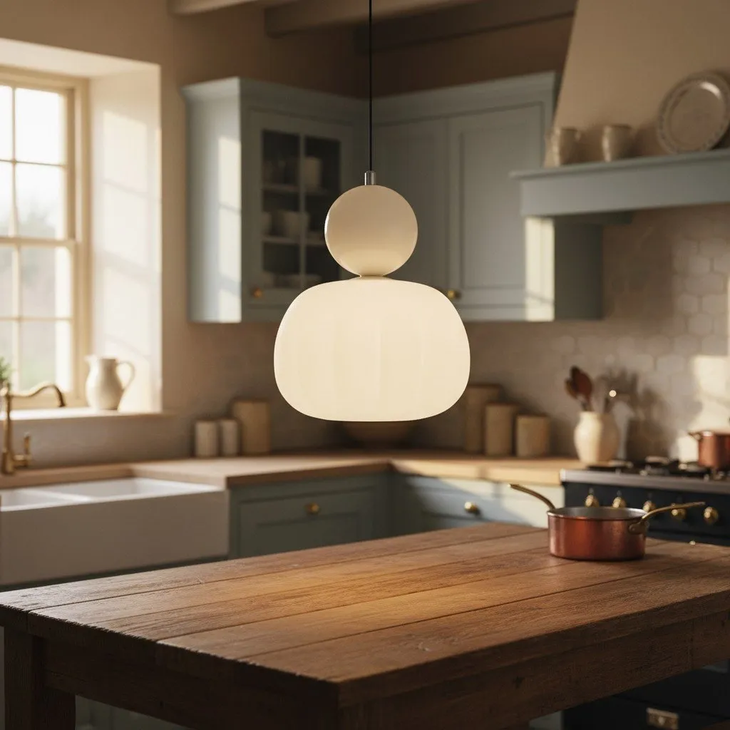 Ornavigo Modern Art Deco Pendant Light - Bauhaus Inspired Lighting for Kitchen Island T571