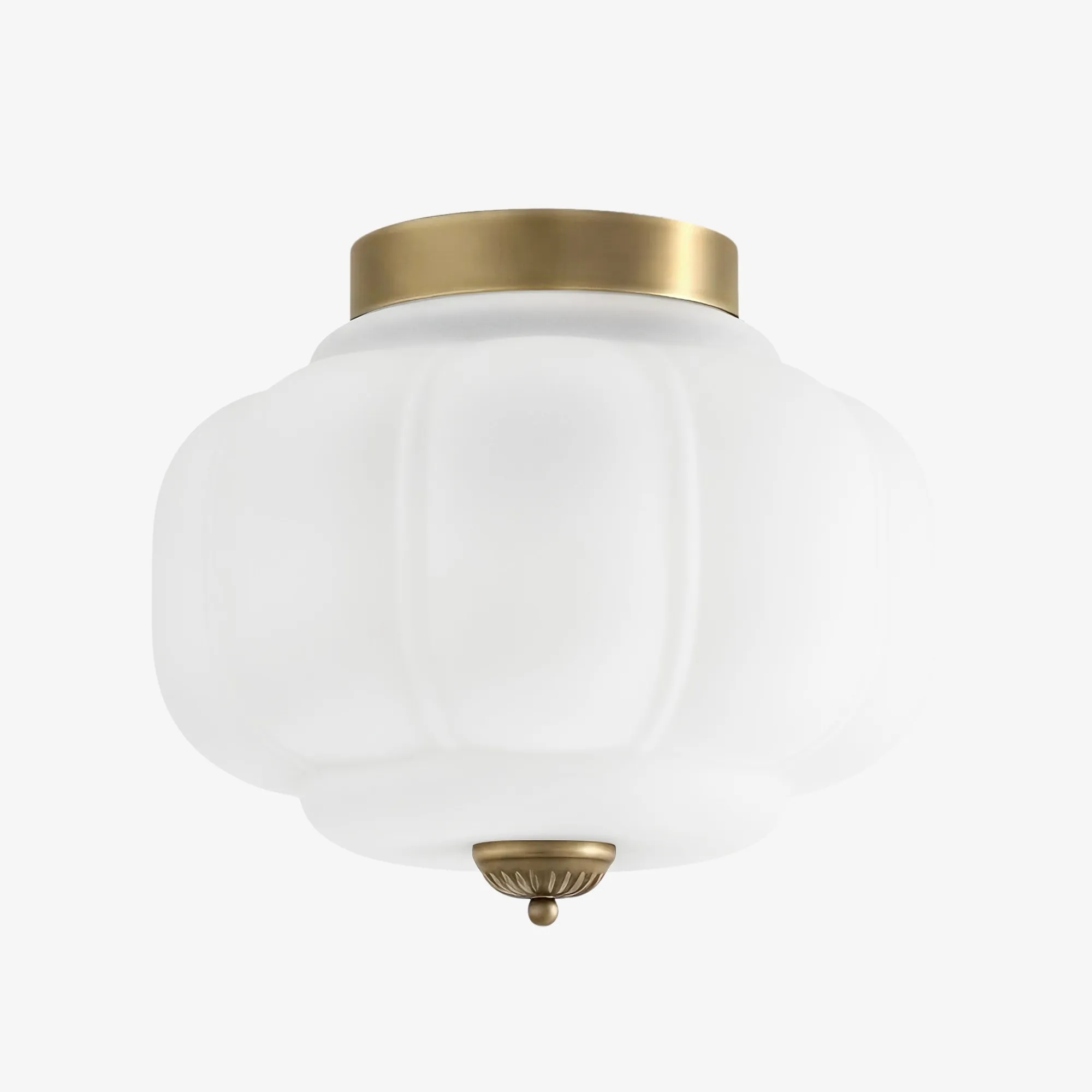 Eloise Ceiling Light - Elegant Retro Brass Ceiling Light for Living Room G55