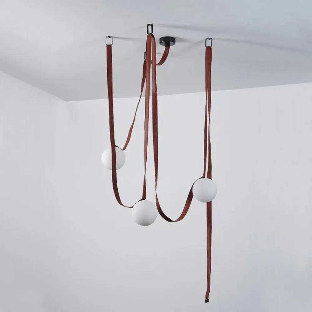 Flexible Belt-Style Pendant Lamp for Customizable Ambient Light S241