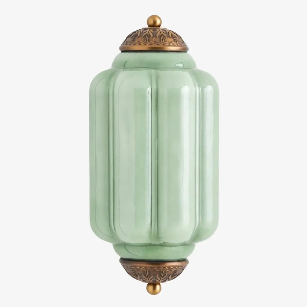 Eloise Elegant Glass Wall Sconce - Vintage Lighting for Bedroom T290