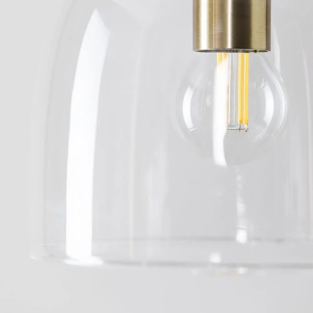 Contemporary Glass Lamp – Soft Glow for Modern Interiors S243