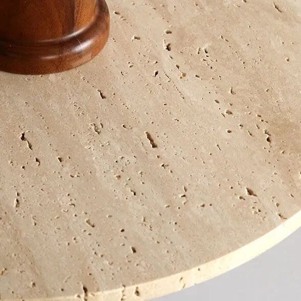 Natural Stone Travertine Ceiling Light - Minimalist Cylindrical Lamp G31