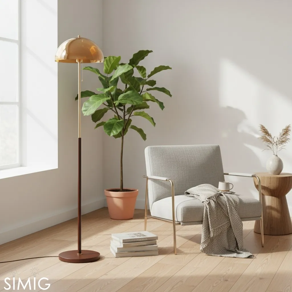 Afterglow Sunset Modern Floor Lamp Clean Lines - Bedroom Living Room T579