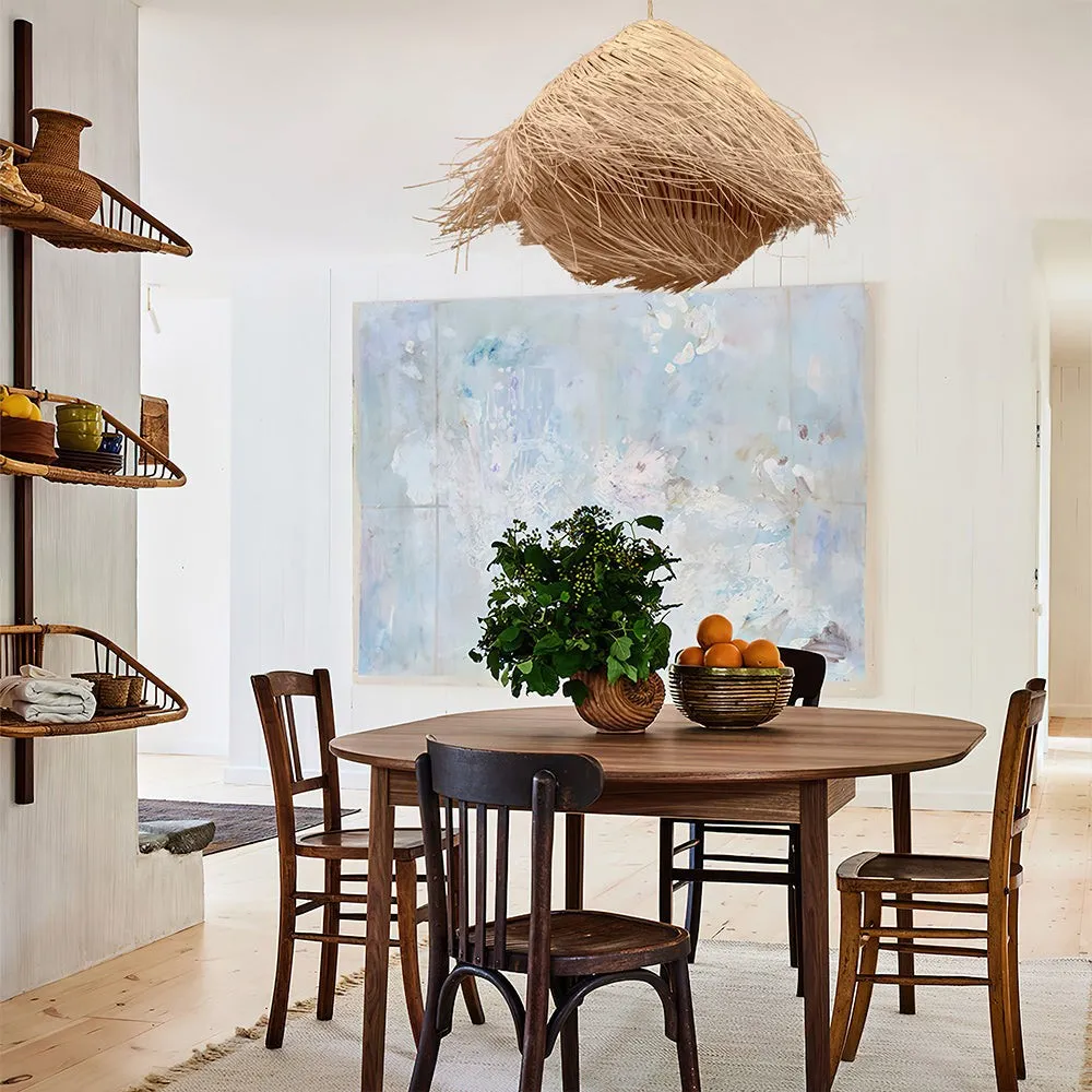 Natural Style Nest Rattan Pendant Lamp S72