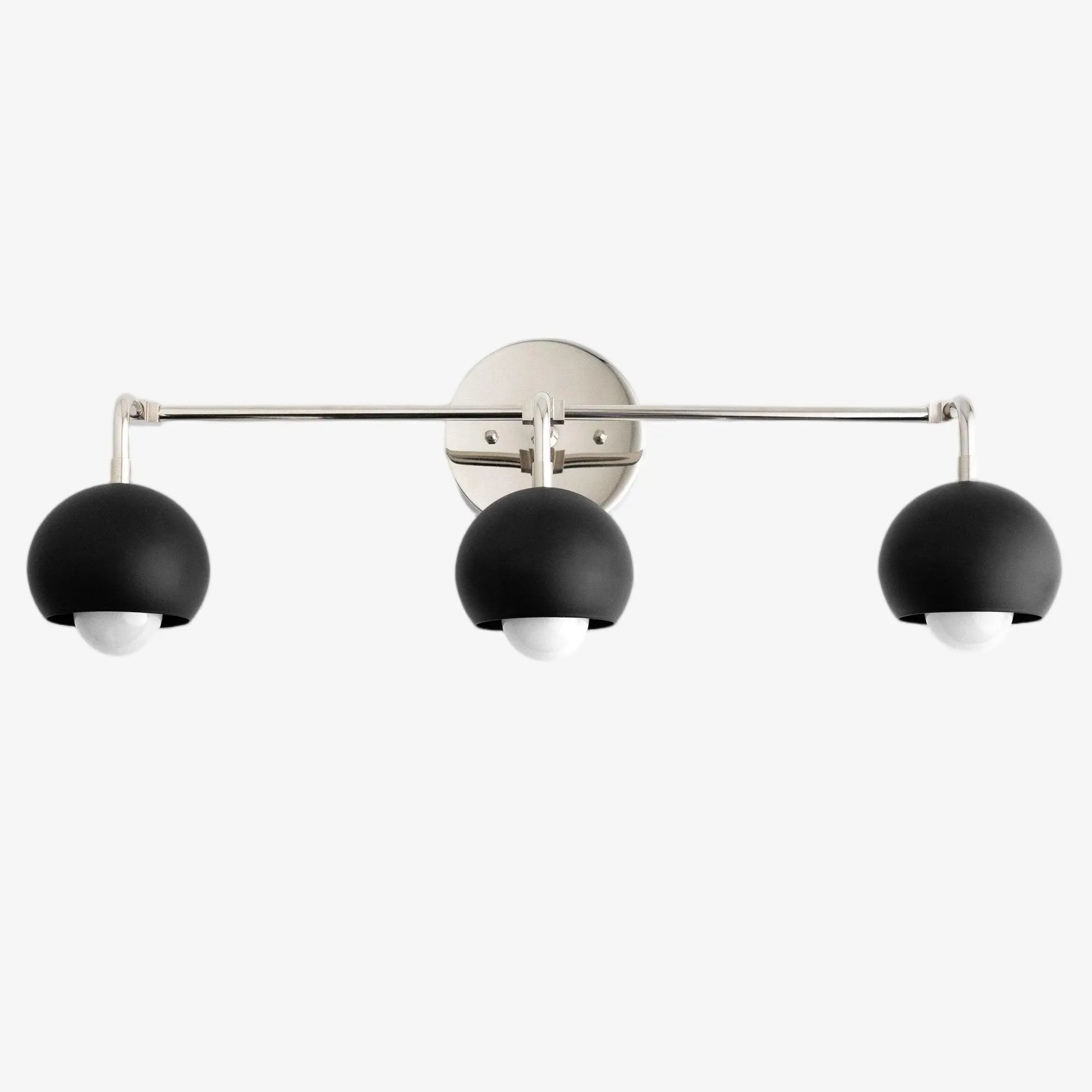 Metio Dome Decorative Vanity Light - Classic Orb Shade Bathroom Wall Lamp T324