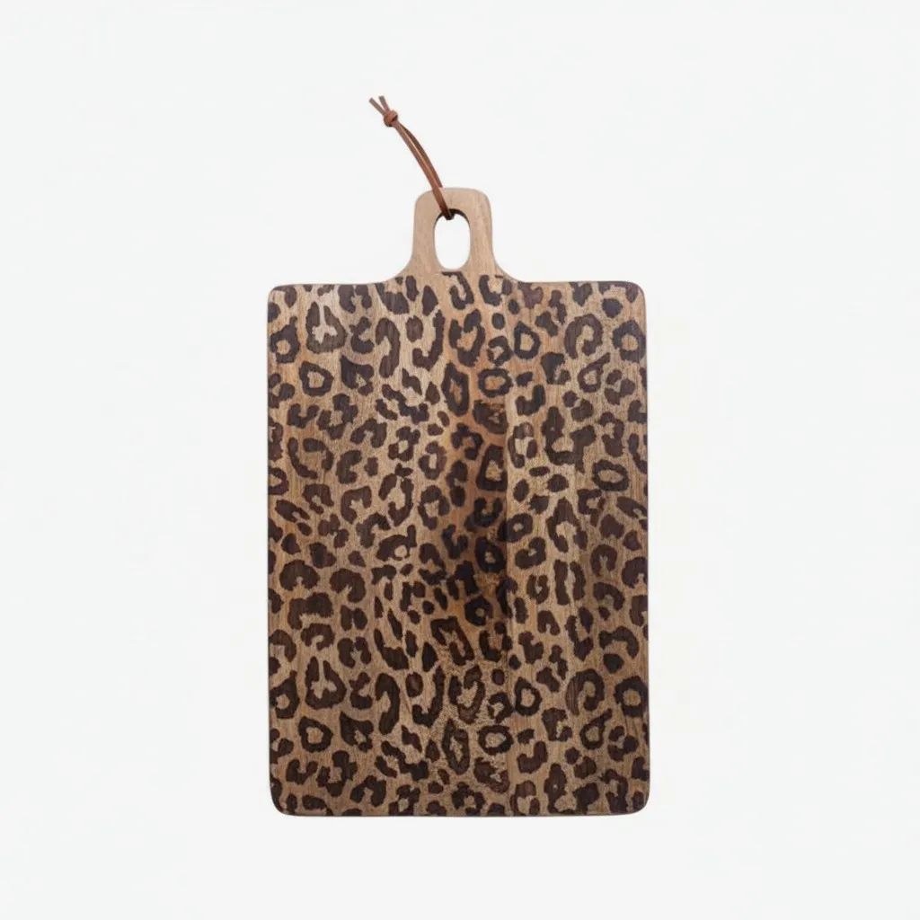 Lepwood Round and Square Leopard Board – For Entertaining Guests T1163