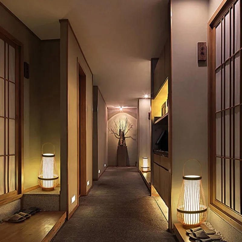 Tatami Zen Art Bedside Table Lamp