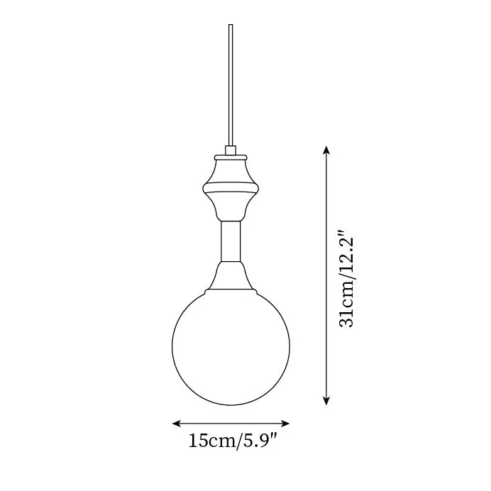 French Blue And White Atmosphere Pendant lamp M93