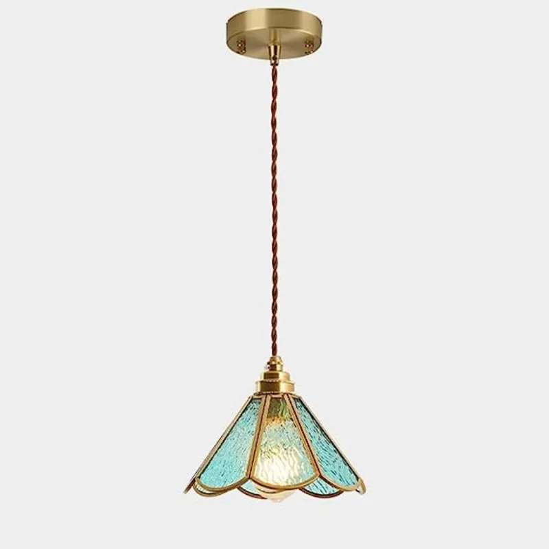 Stained Glass Vintage Pendant Light