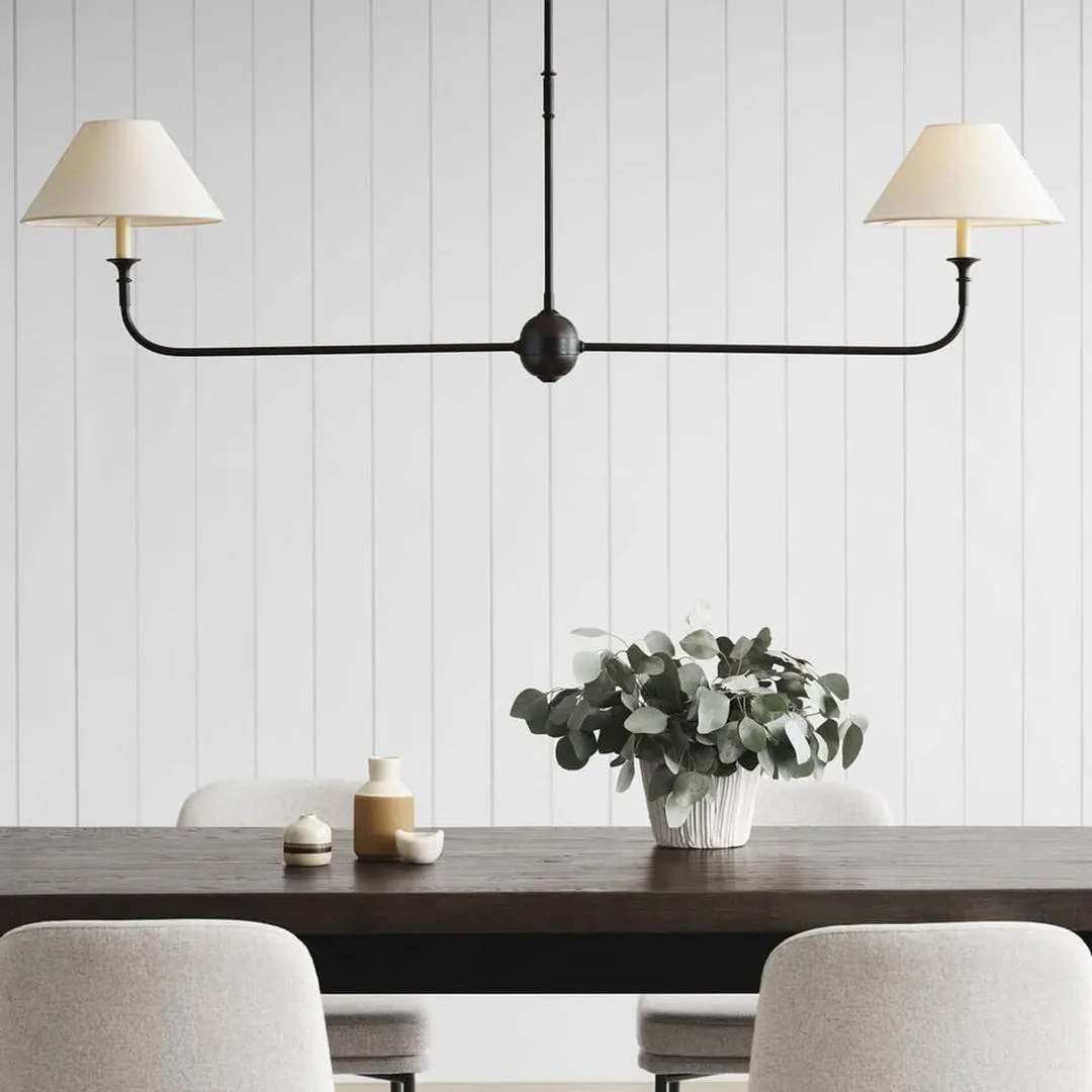 Piaf Geometric Metal Chandelier – Industrial Style for Dining Room T198