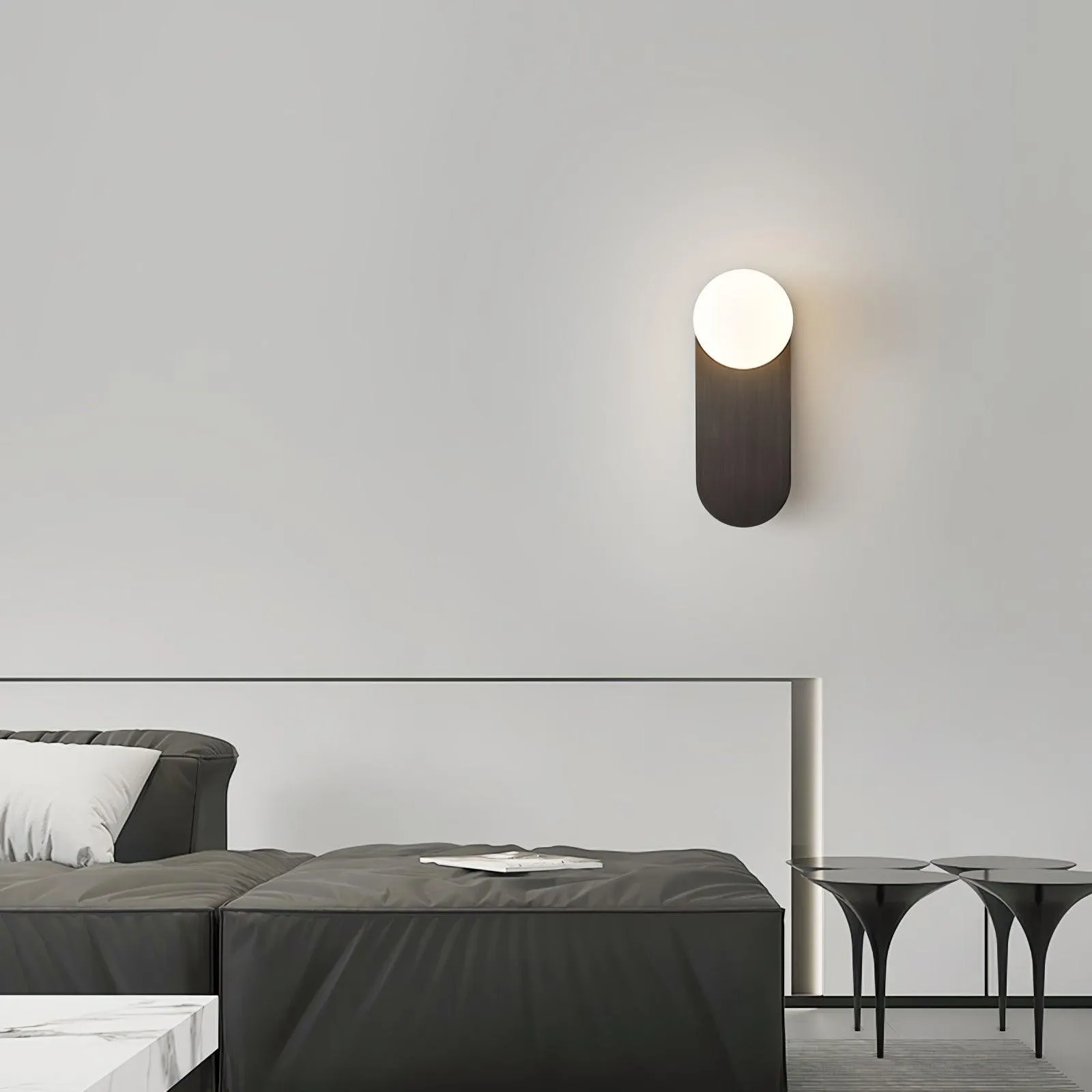 Modern Glass Base Sconce M280