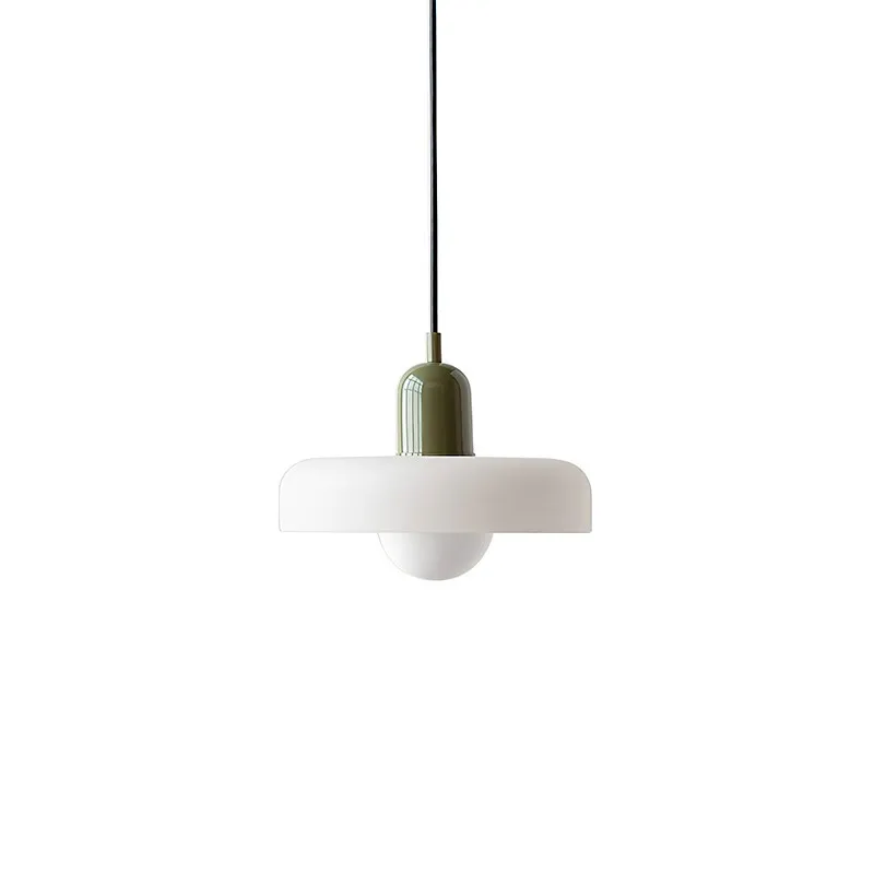 Morandi Glass Disc Orb Pendant Lamp S09