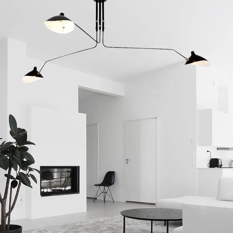 Arclume Arc Ceiling Lamp - Mid Century Multi Arm Light for Living Room