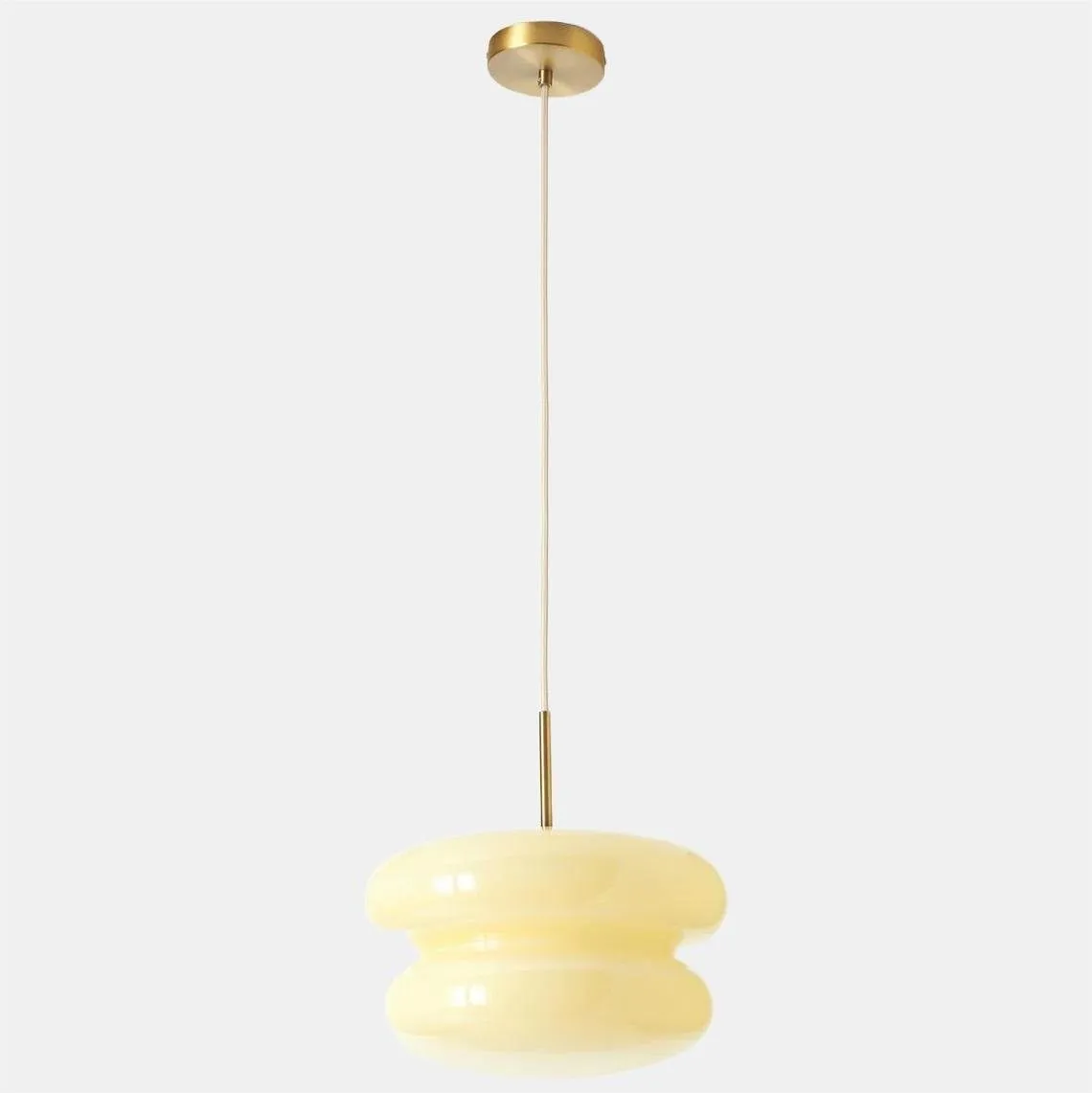 Orra Opal Glass Dome Pendant - Modern Hanging Light for Kitchen T421