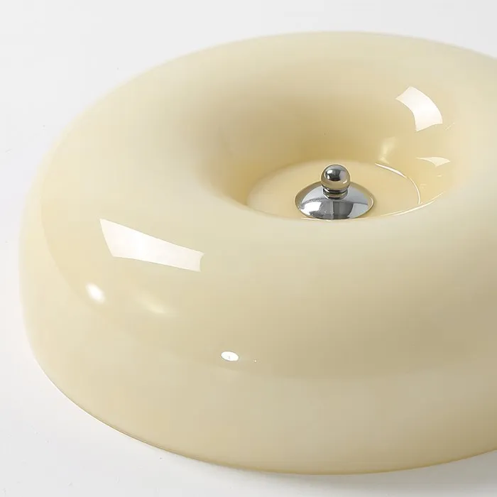 Bauhaus Cream Pudding Glass Ceiling Lamp S193