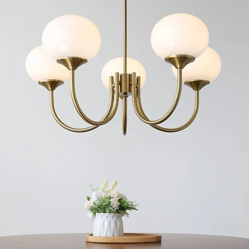 Bauhaus Glass Ball Marshmallow Chandelier S200