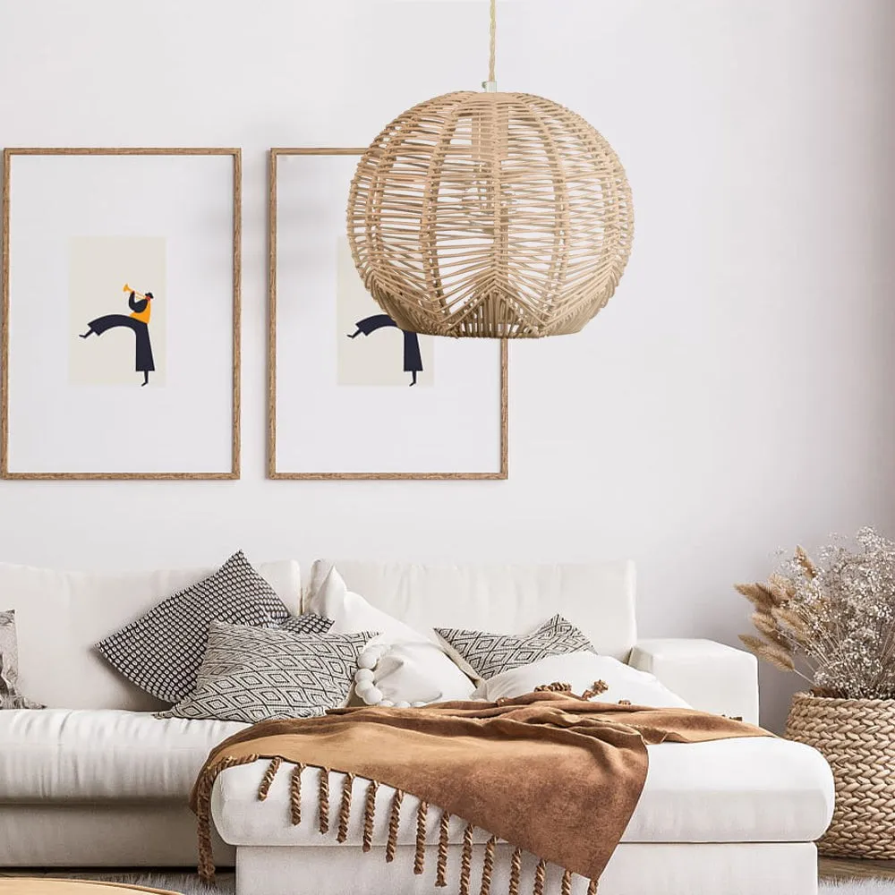 Bohemian Rattan Pendant Lamp S73
